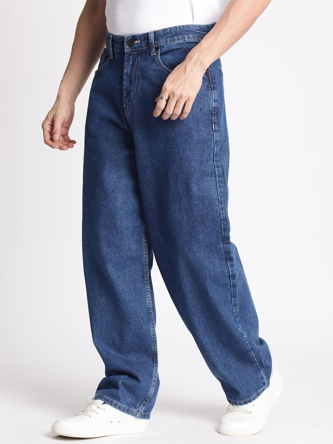 Bene Kleed Men Loose Balloon Fit High-Rise Jean