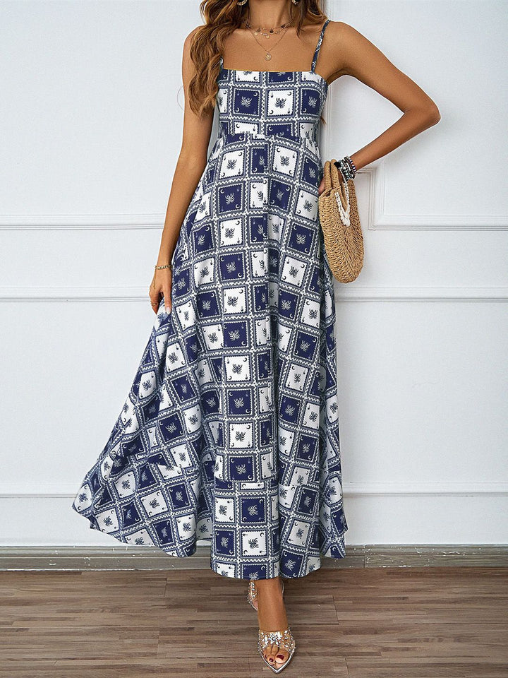 all about you Ethnic Motifs Print Maxi Dress