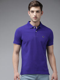 THE BEAR HOUSE Polo Collar Slim Fit Pure Cotton T-shirt