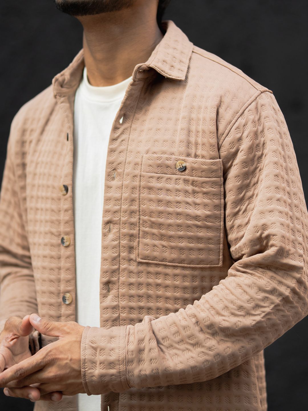 Powerlook Men Horizontal Stripes Opaque Casual Shirt