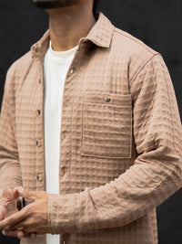Powerlook Men Horizontal Stripes Opaque Casual Shirt