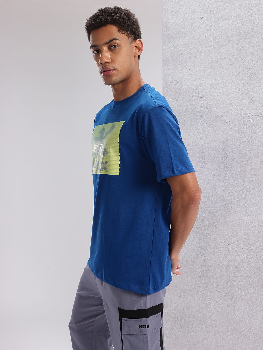 HRX by Hrithik Roshan Men Twin Collection Brand Logo Printed Training T-shirt