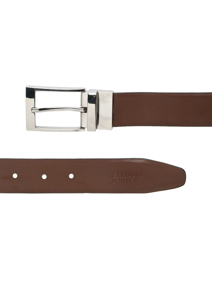 Teakwood Leathers Men Leather Reversible Formal Tang Belt