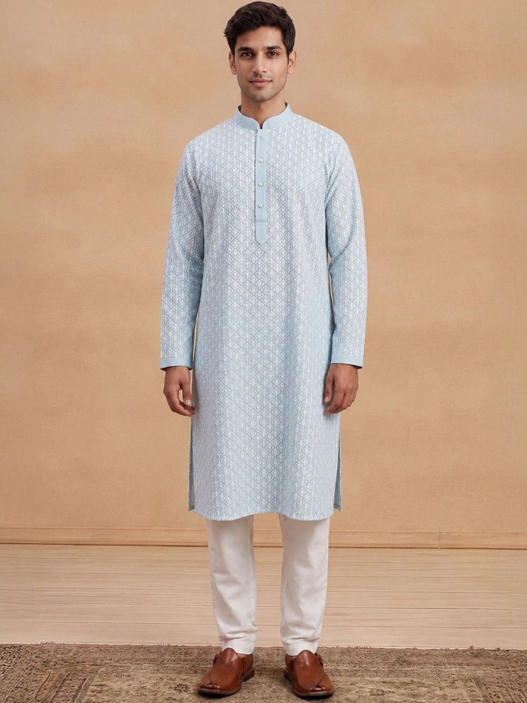 Rumah Chikankari Men Kurta