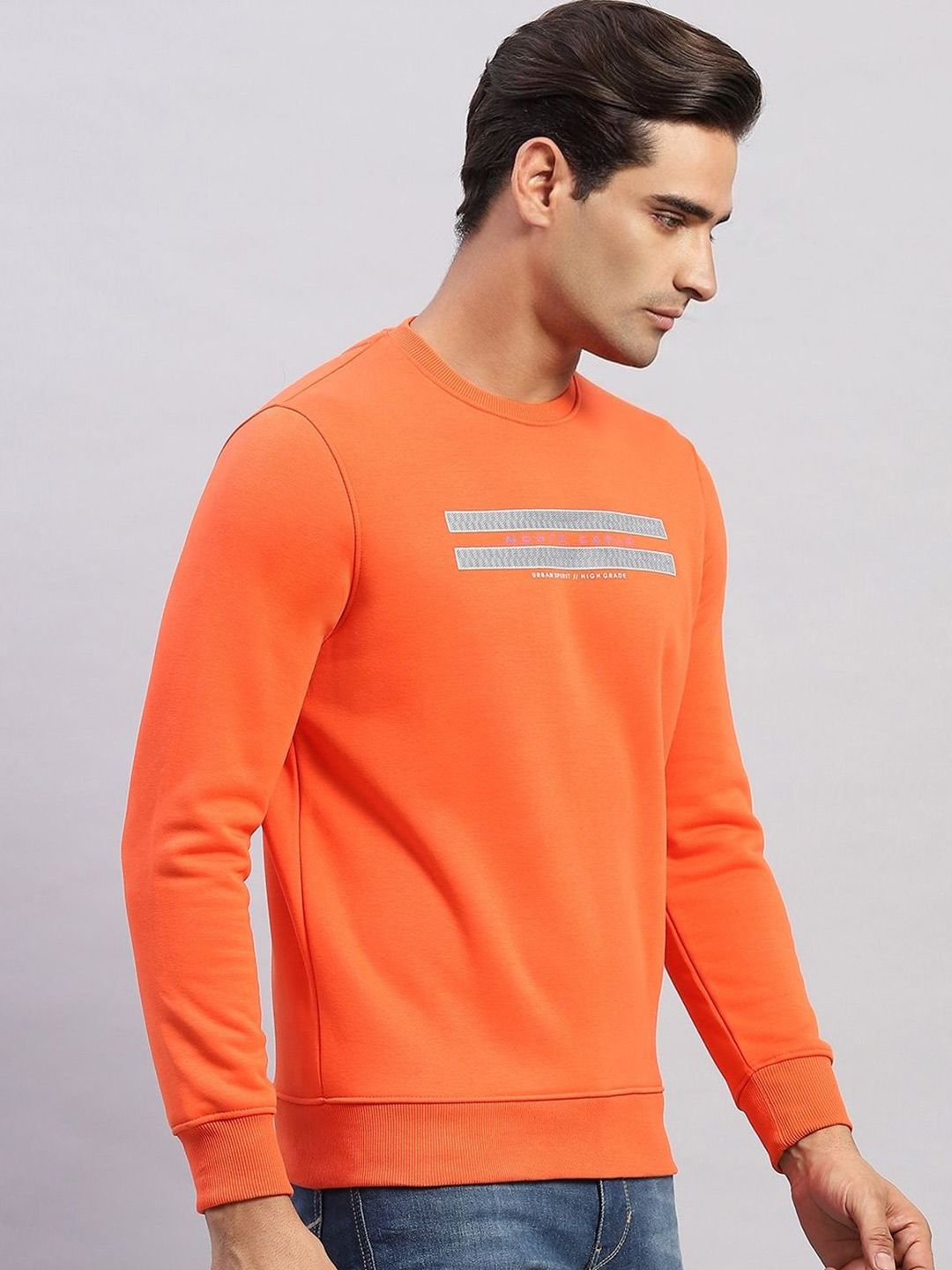 Monte Carlo Men Typography Printed Sweatshirt