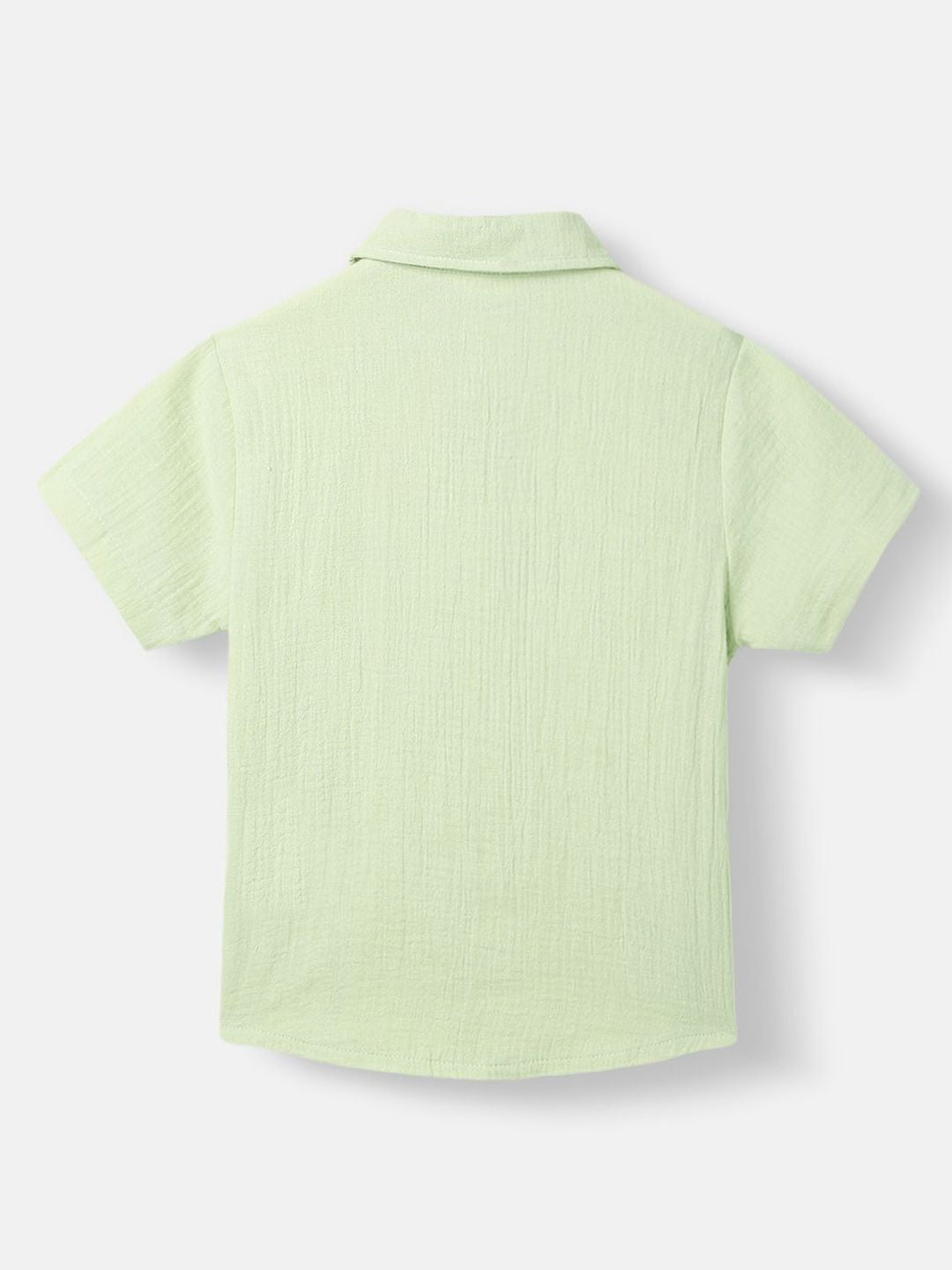 Nauti Nati Boys Shirt Collar Pure Cotton Shirt with Shorts
