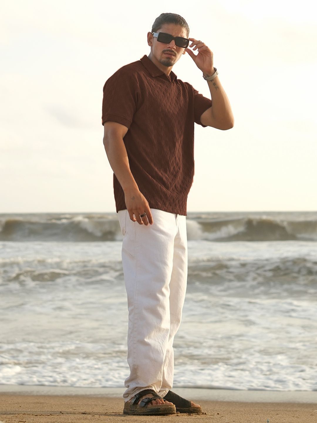 Powerlook Men Polo Collar T-shirt