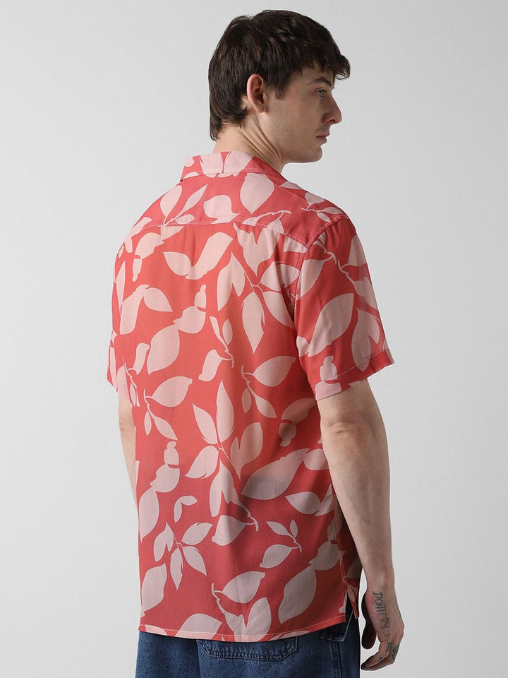 VASTRADO Men Classic Floral Printed Oversized Casual Shirt