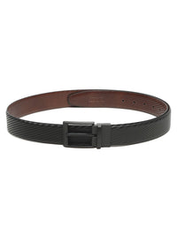 Teakwood Leathers Men Textured Leather Reversible Formal Belt