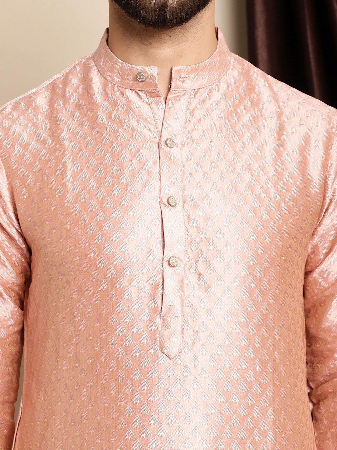 Motif Etnik Anouk Tenunan Rekaan Kurta Biasa dengan Churidar