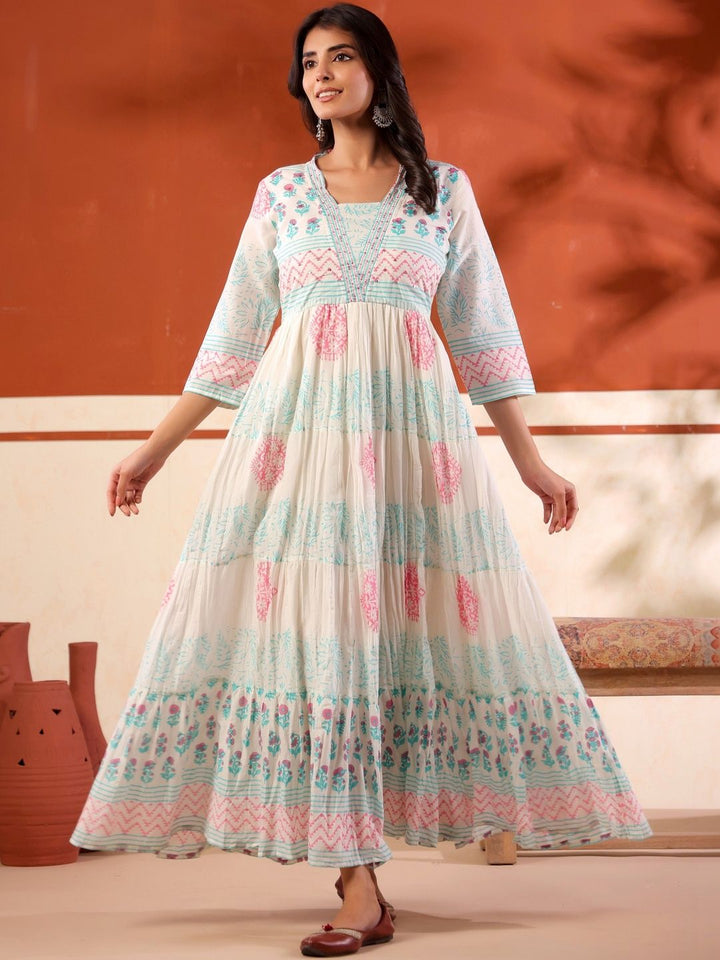 Mamicha Floral Print Maxi Dress