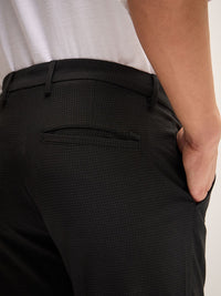 THE BEAR HOUSE Men Slim Fit Chinos Formal Trousers