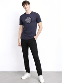 ADRO Men Typography Printed T-shirt