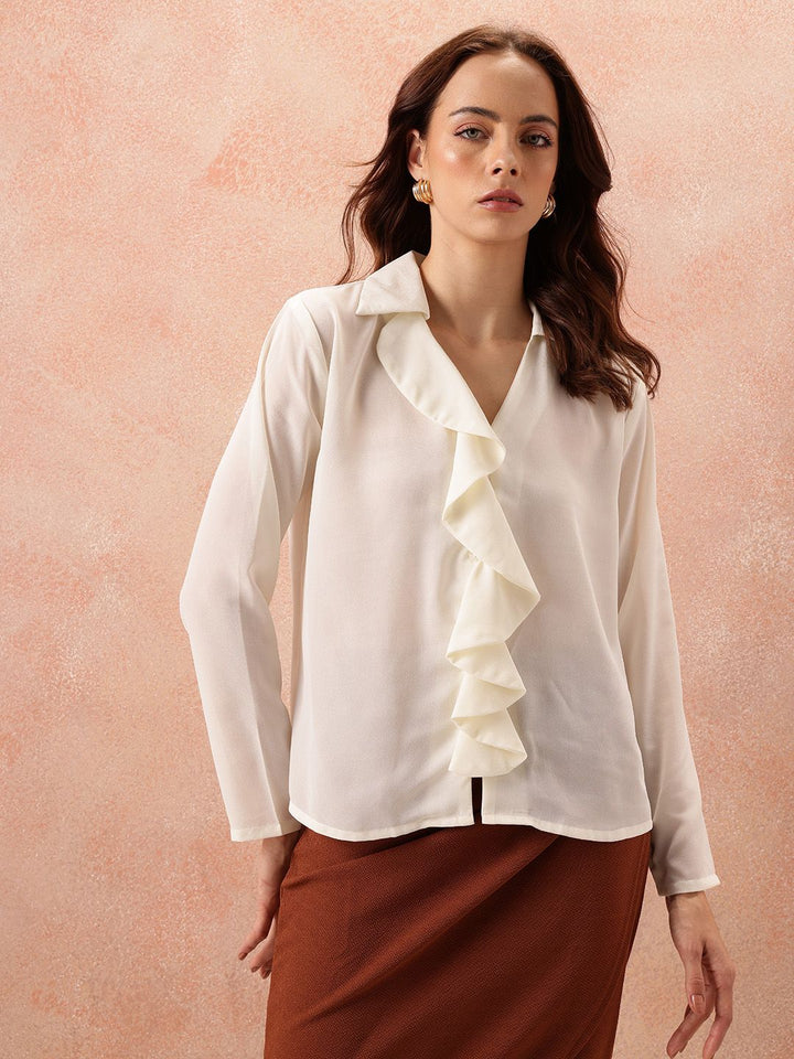 Semua Mengenai Anda Ruffles Baju Kasual