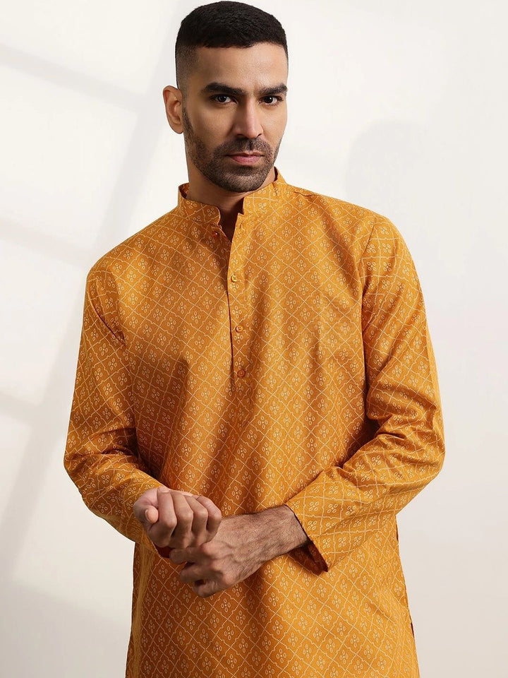 Anouk Men Ethnic Motifs Printed Regular Kurta with Pyjamas