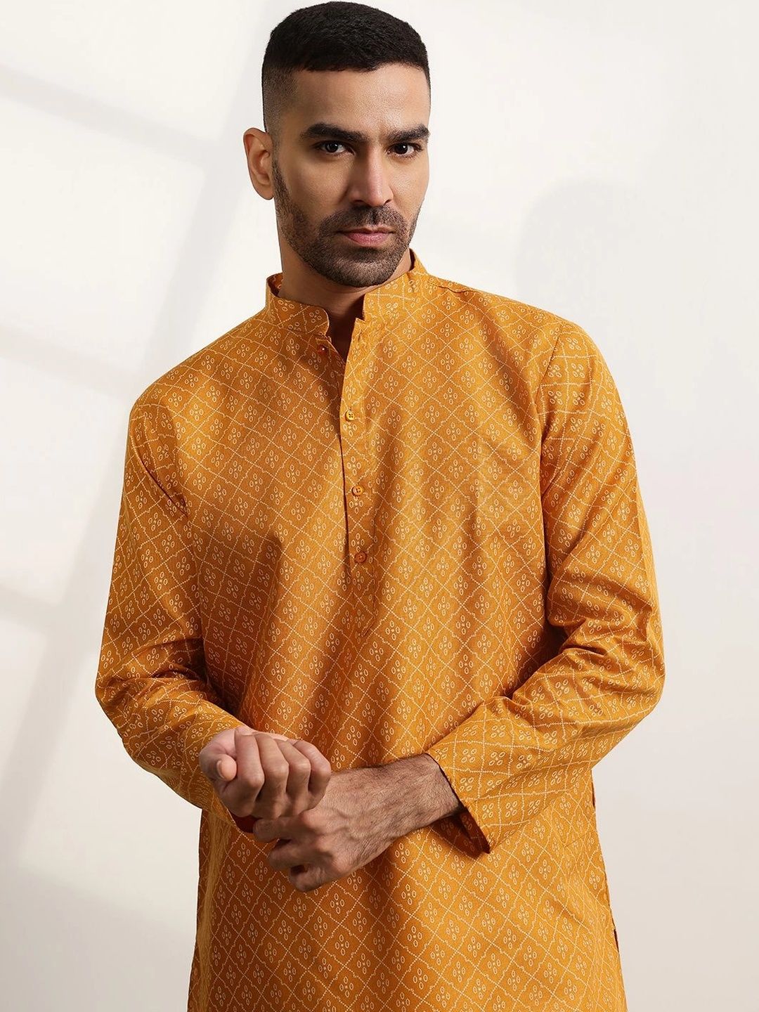 Anouk Men Ethnic Motifs Printed Regular Kurta with Pyjamas