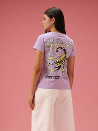DressBerry Graphic Printed Casual T-shirt