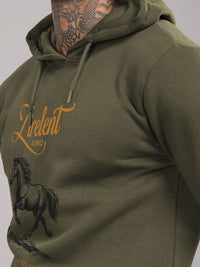 Adro Zirelent Wildwood Valley 320 GSM Fleece Printed Graphic Hoodie