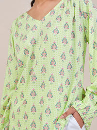Global Desi Women Floral Printed Top