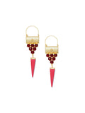 Anting-anting Drop Kontemporari Anouk Saduran Emas