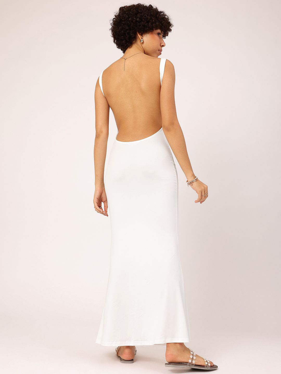 DressBerry Bohemian Beat Backless Maxi Sheath Dress