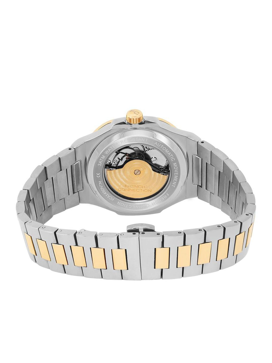 French Connection Men Stainless Steel Straps Analogue Automatic Motion Watch FCN0149NTM