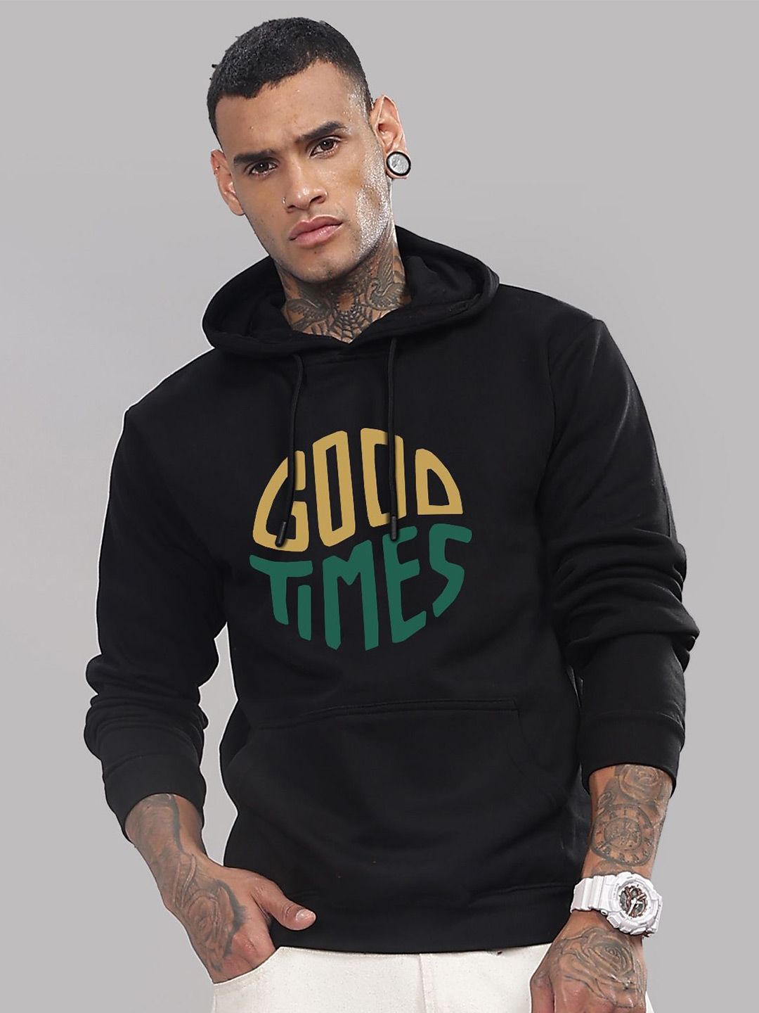 ADRO Mens Winter Hooded Sweatshirt