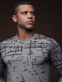 Campus Sutra Men Printed T-shirt