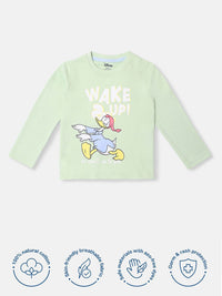 NautiNati Disney Donald Duck Baby Boys Green & Blue Casual T-shirt & Track Pants