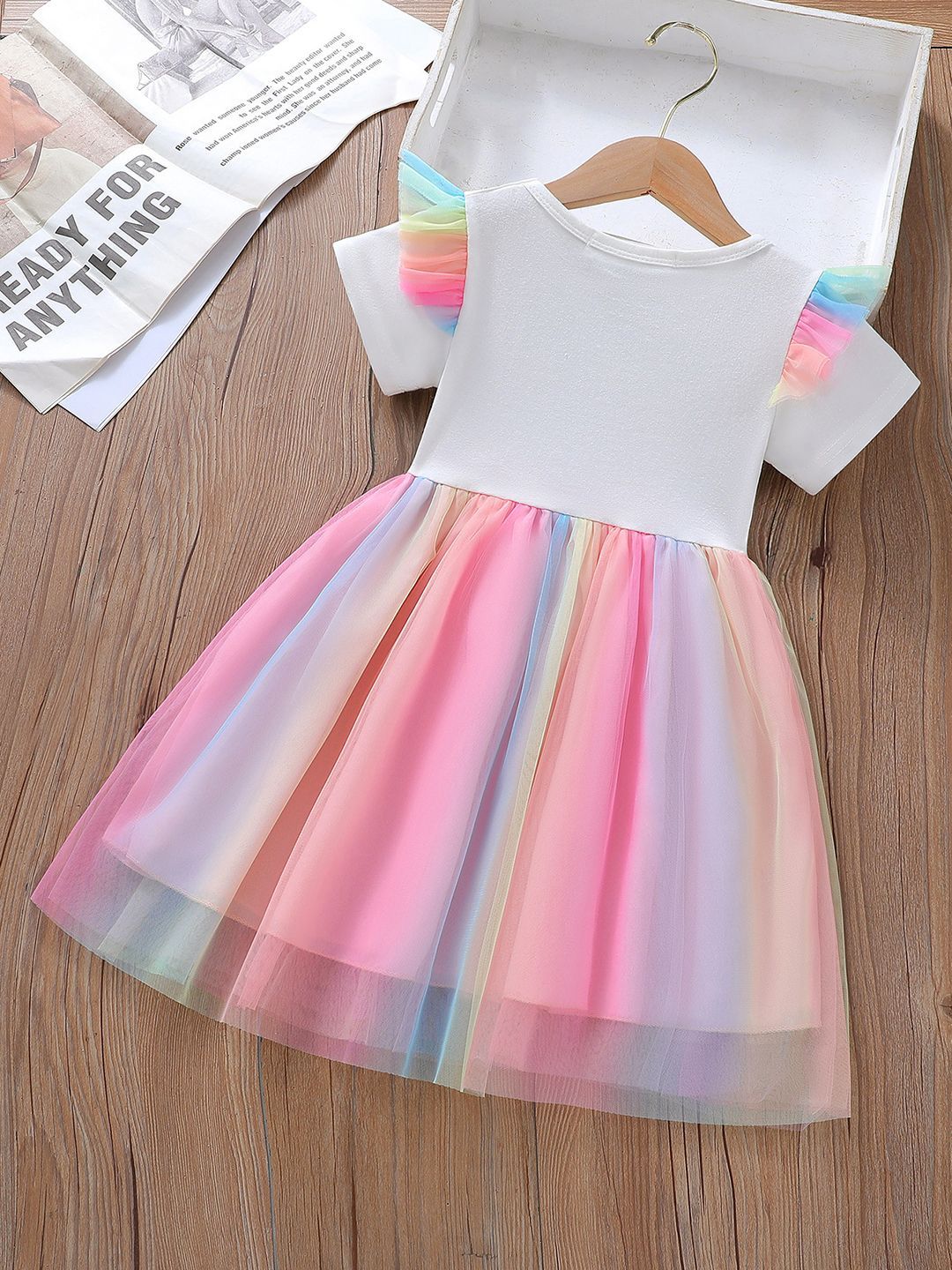 YK Striped Peplum Dress