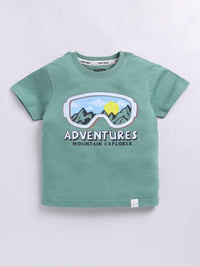 Happy Faces Kids Boys Graphic Printed Pure Cotton T-Shirt