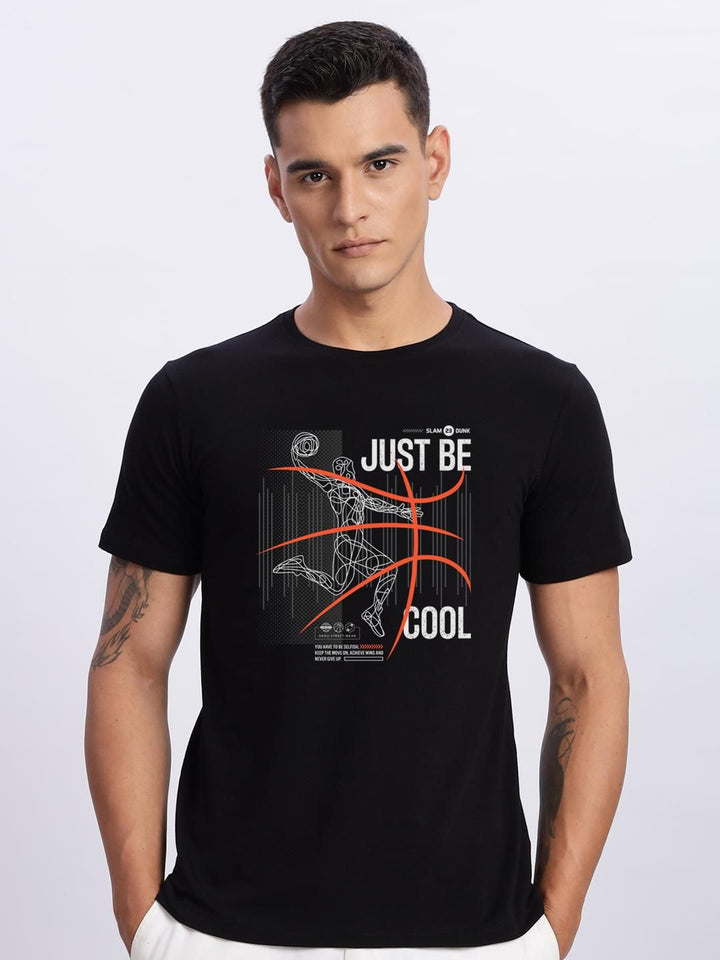 ADRO Men Black Tshirts