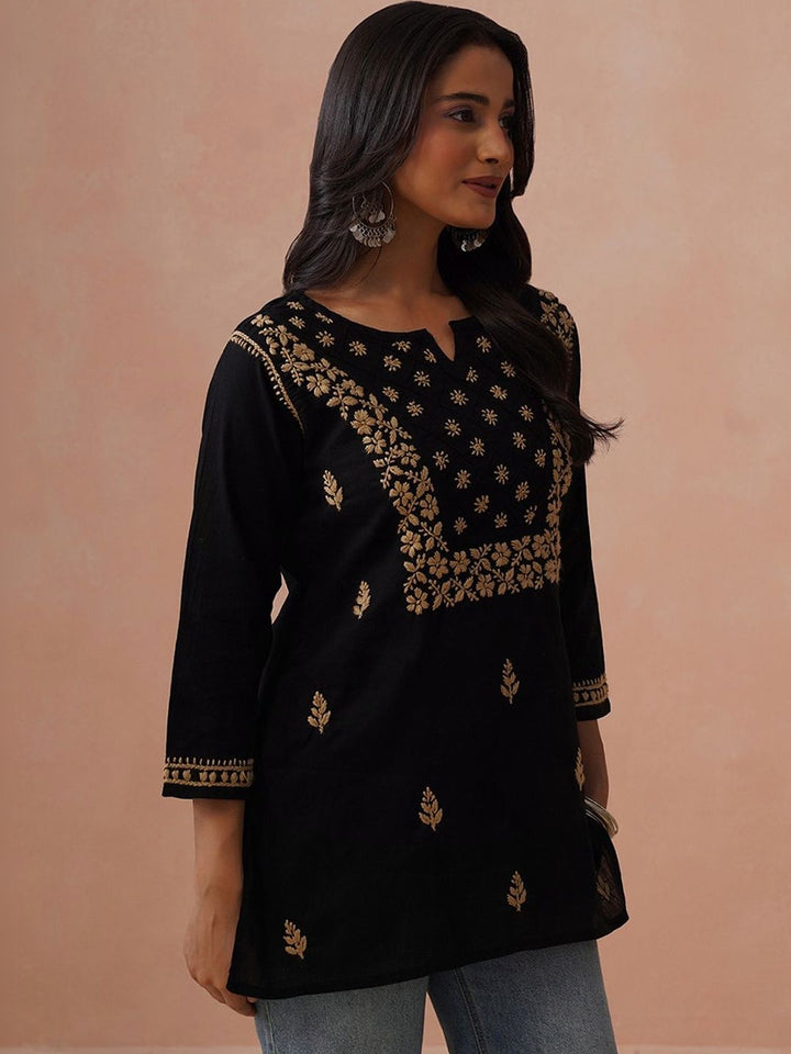 House of Chikankari Women Ethnic Motifs Embroidered Thread Work Kurta