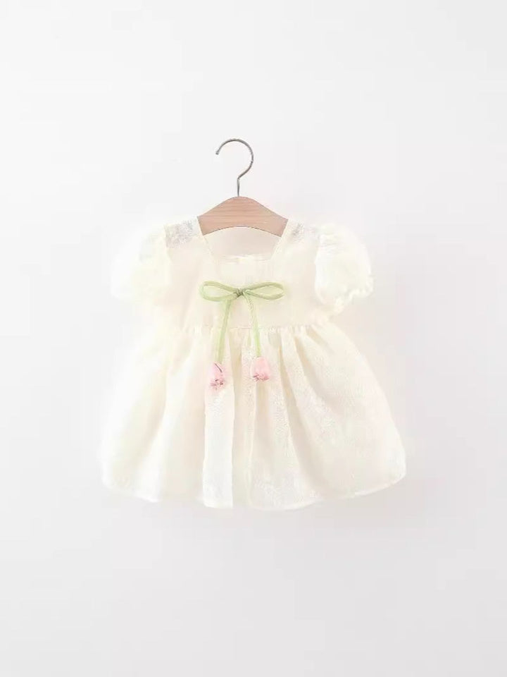 YK Floral Fit & Flare Dress