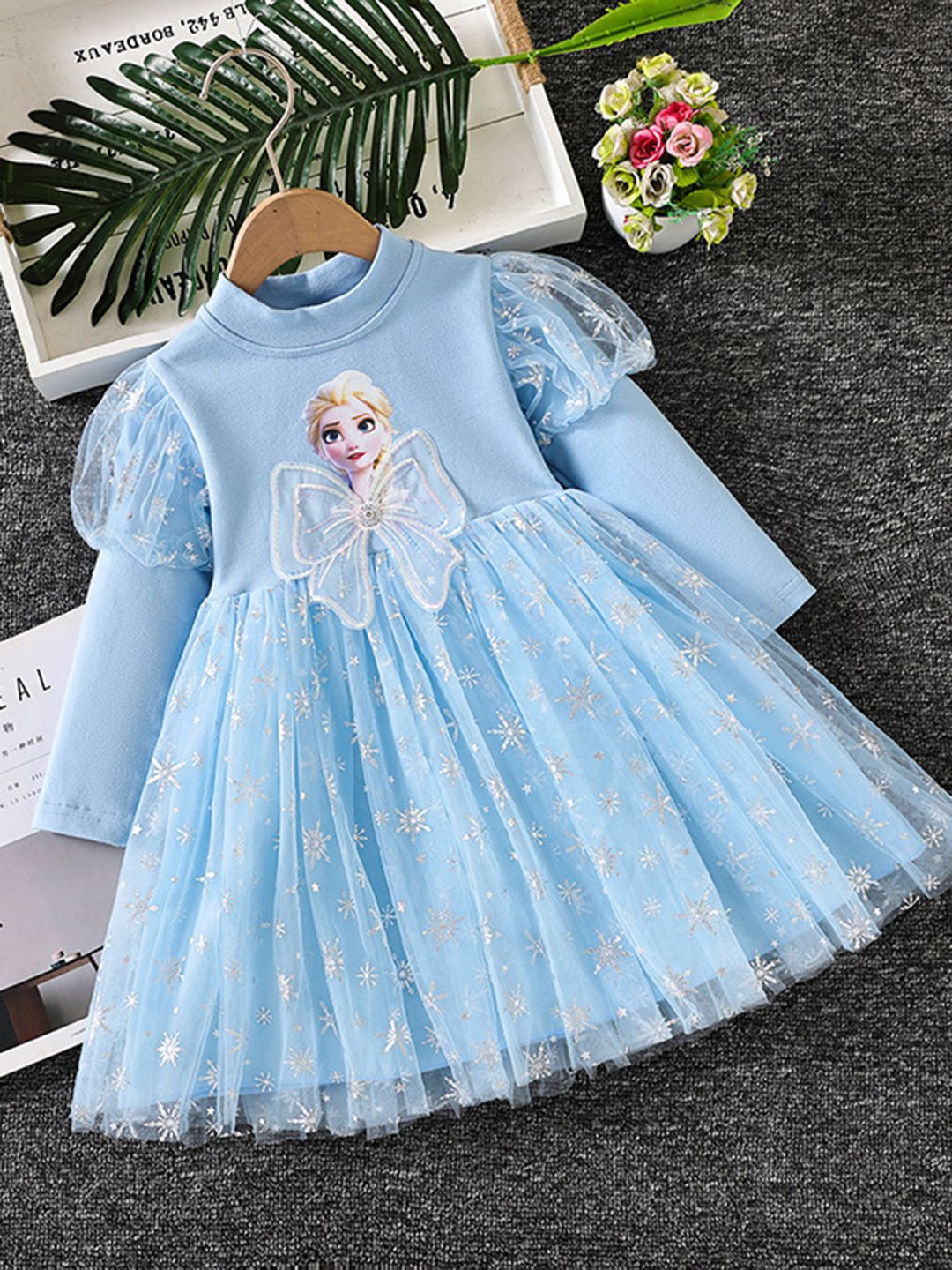 YK Girls Fit & Flare Dress