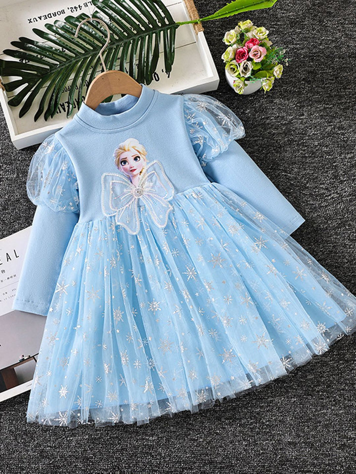 YK Girls Fit & Flare Dress
