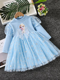 YK Girls Fit & Flare Dress