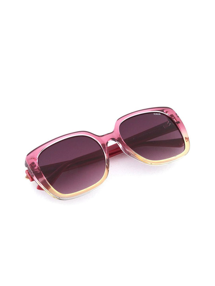 IDEE Women Square Sunglasses with UV Protected Lens IDS3039C4SG