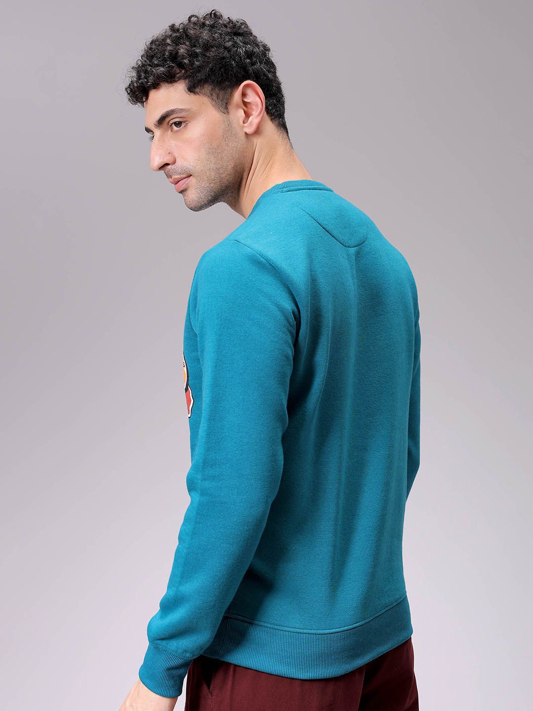 The Indian Garage Co Men Printed Pullover Sweatshirt