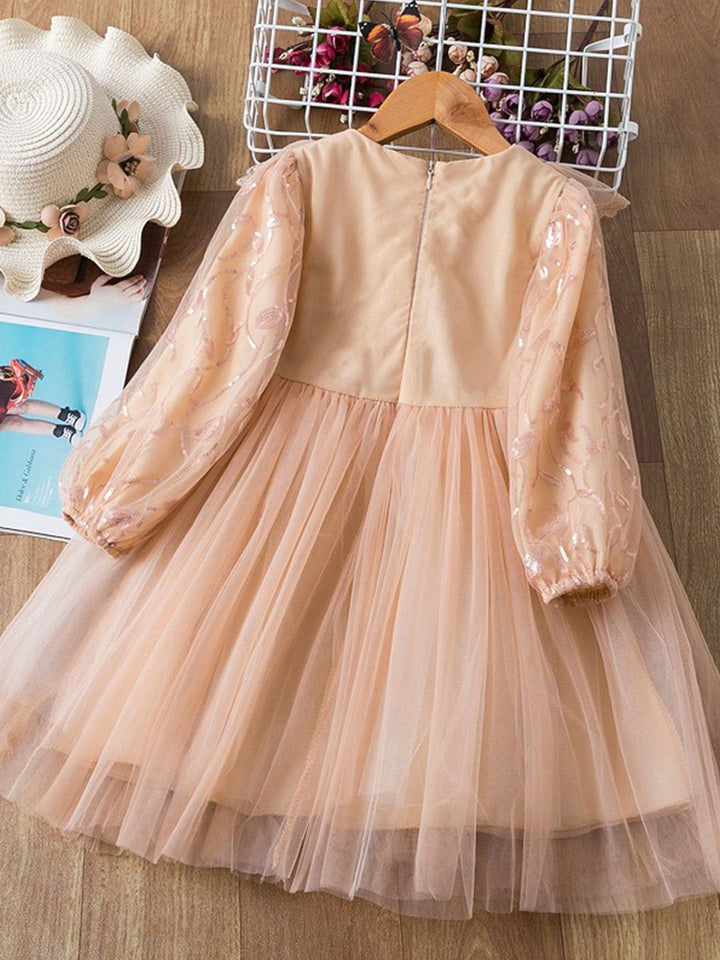 Pakaian bersulam gadis YK Fit & Flare