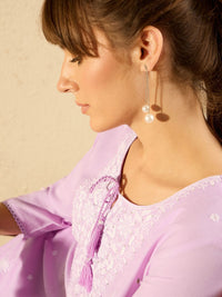 Indo Era Women Mirror Work Anarkali Kurta