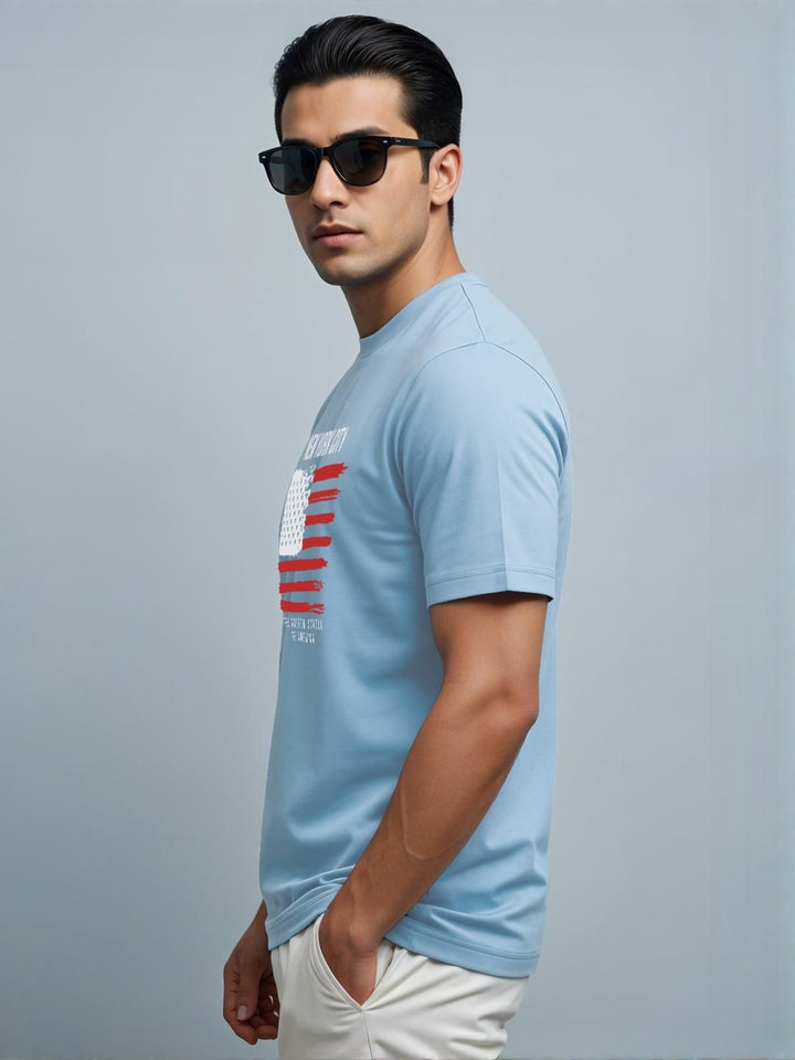 Tshirts Biru Lelaki ADRO