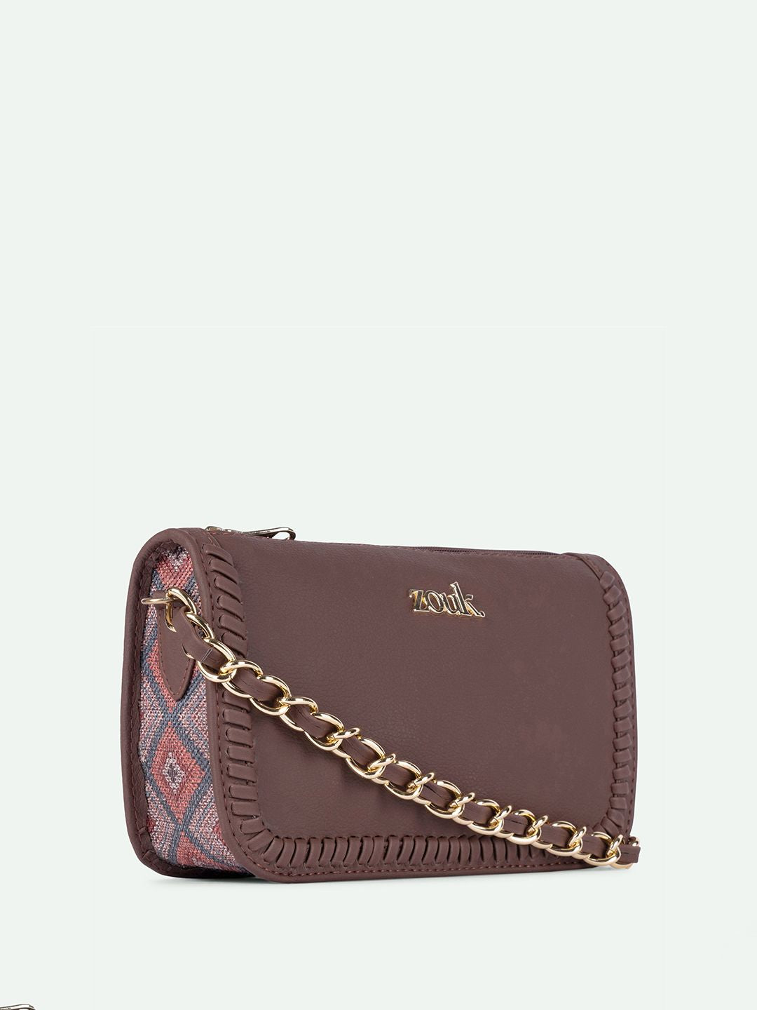 ZOUK Women Textured Sling Bag
