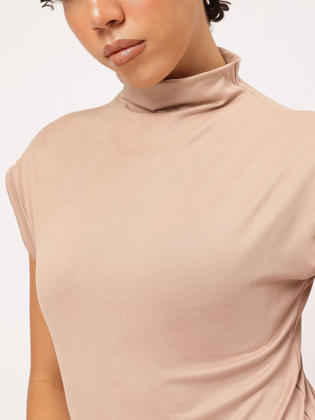 DressBerry Sleeve-O-Dramatic High Neck Top
