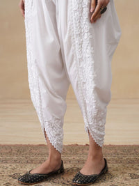 House of Chikankari Women Loose Fit Cotton Blend Salwar