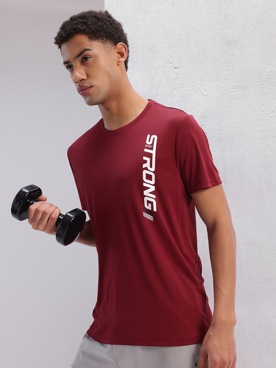 HRX by Hrithik Roshan Printed Rapid-Dry Training T-shirt