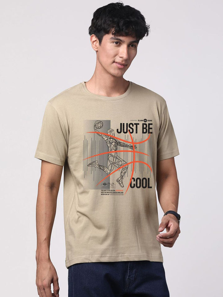 ADRO Men Graphic Printed Round Neck Cotton T-shirt