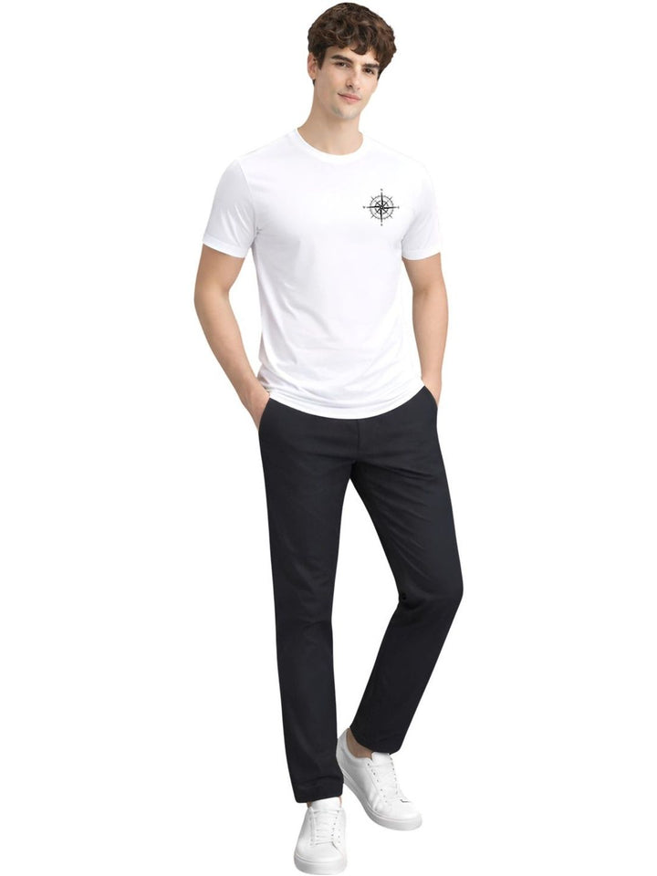 ADRO Men Grapic Printed Round Neck Cotton T-shirt
