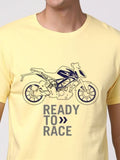 ADRO Men Graphic Printed Round Neck Cotton T-shirt