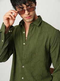 VASTRADO Men Classic Slim Fit Opaque Casual Shirt